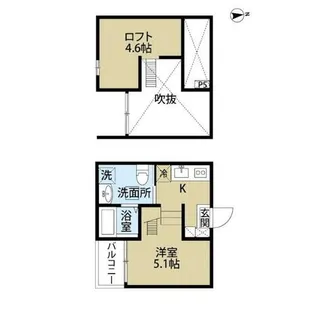 SEED【201号室】の間取り