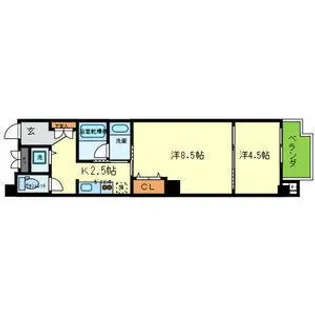 日本橋コゥジィアパートメント【3階】の間取り