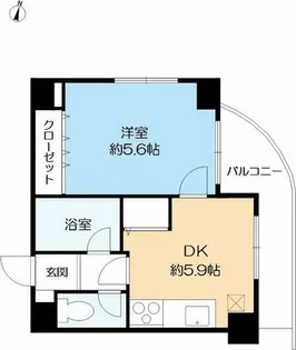 エクシール本山【2階】の間取り