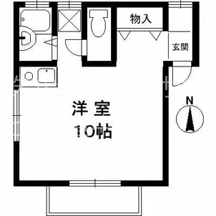ハピネス千里園【2階】の間取り
