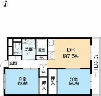 シャンボール岡本【4階】の間取り
