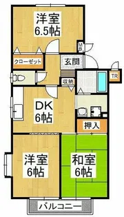 パセオアミ【2階】の間取り