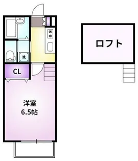Aレガート久留米大学前 A棟【2階】の間取り