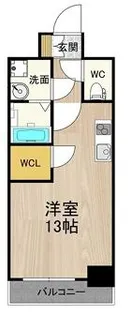 フェニックス難波EAST【6階】の間取り