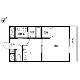 アムール相生【1階】の間取り