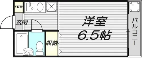 ベストレジデンス関大前2【3階】の間取り