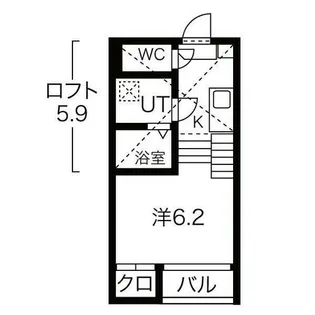 グランメゾン桜【103号室】の間取り