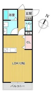 second.D【201号室】の間取り