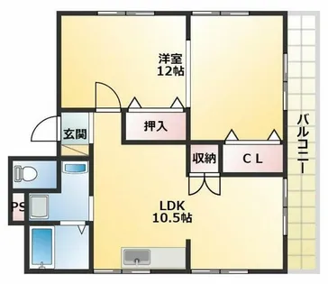 アベニール林崎【2階】の間取り