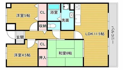 Breeze court【3階】の間取り
