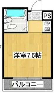 ライフステージ今里【6階】の間取り