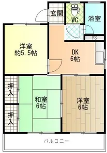コーポ高木【2階】の間取り