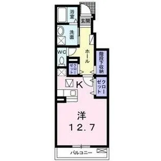 セッサンタ【102号室】の間取り