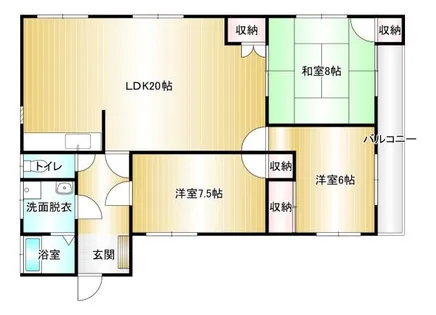 田中アパート【1号室】の間取り