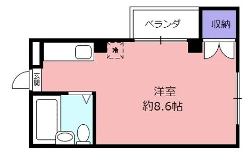 コスモハイム【3階】の間取り