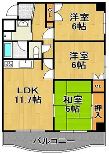 JPレジデンス【3階】の間取り