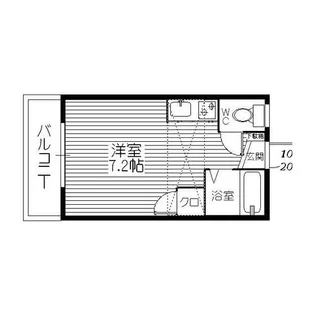 リバービュー原田【0206号室】の間取り