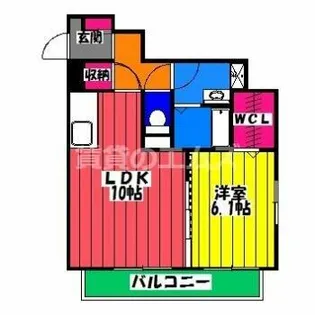 コンフォール博多駅南【9階】の間取り