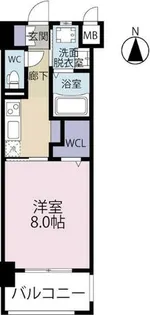 MON662【302号室】の間取り