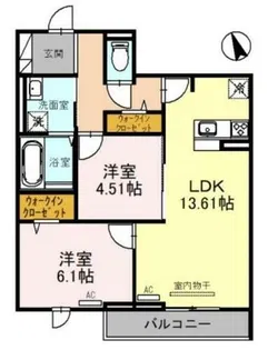 Rainbow【3階】の間取り