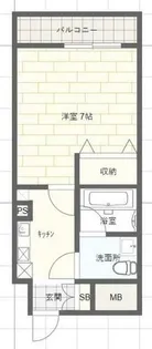 MK FORT【6階】の間取り