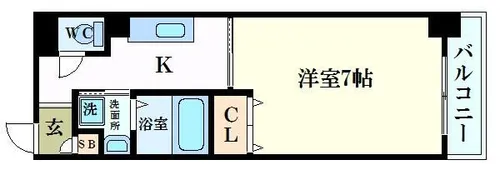 ベル・ドミール西二階町【3階】の間取り