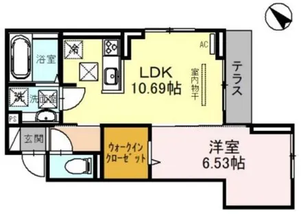 ボナールゲート【1階】の間取り