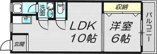 LEGAL守口【2階】の間取り