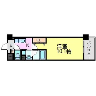 クレスト園田【1階】の間取り
