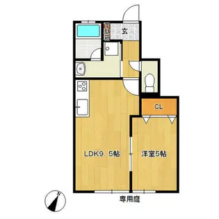 TOUSHIN KOGANE【1階】の間取り