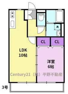 カーザ・ミア1【1階】の間取り