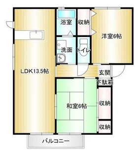 シャーメゾン【202号室】の間取り