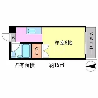 センチュリーハイツコスモ【2階】の間取り