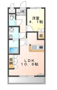 ボヌール・エスパース2【202号室】の間取り