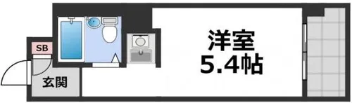 大阪府大阪市天王寺区上本町6丁目【マンション】の間取り