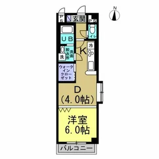 オーク高横須賀【301号室】の間取り