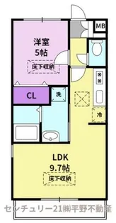 グランデシェチオ千本杉【2階】の間取り