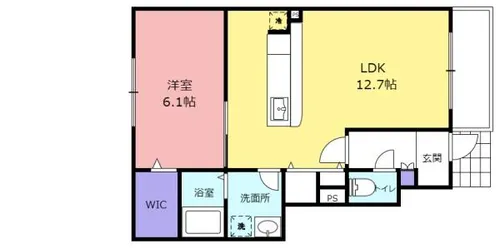 メゾン・ド・ソレイユ【1階】の間取り