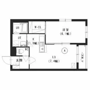 ル・ファール行啓通【2階】の間取り