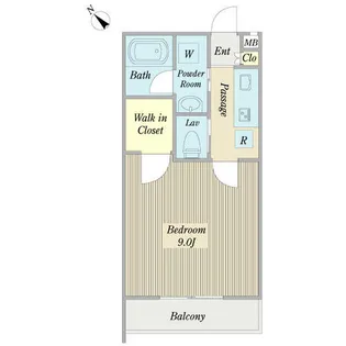 リブレ【0203号室】の間取り