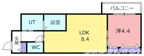 クリエオーレ鴻池徳庵町【2階】の間取り