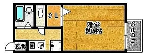 アパートメントTS【106号室】の間取り