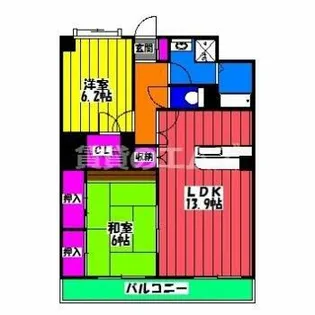 ソルト・ヴィース【305号室】の間取り