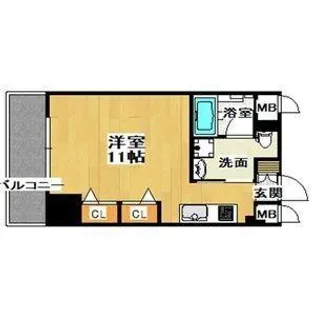 CITY SPIRE日本橋高津【10階】の間取り