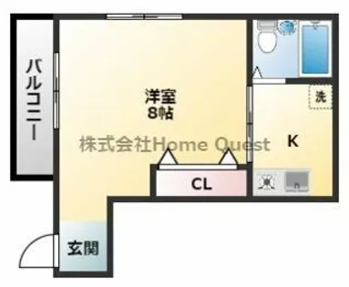 STUDIO NAGASE【2階】の間取り