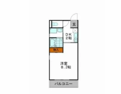 パークサイド姫路【1階】の間取り