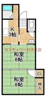2Kの間取り画像