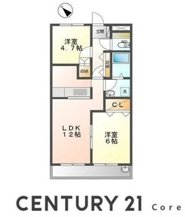 continuare【3階】の間取り