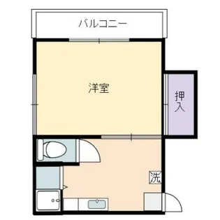 エムズ千早2号館【106号室】の間取り