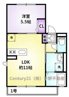 WINDY HILLS(ウィンディヒルズ)【1階】の間取り